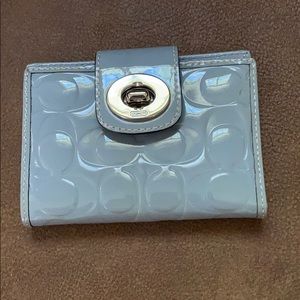 Blue Coach Wallet